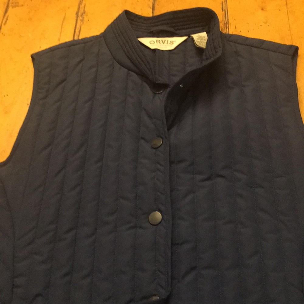 ORVIS uniquely stitched tank top jacket Size L Wmn - Picture 3 of 4